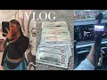 Vlog Bottle girl in Houston Money Count Working in nightlife 2k weekend more