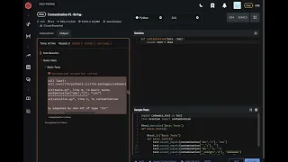 codewars python Contamination String
