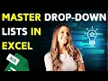 Master Drop-Down Lists in Excel 2024 Create Customize Validate Data Sum Sprint