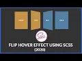 FLIP HOVER EFFECT USING SCSS