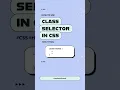 CSS Class Selectors Explained in Under a Minute