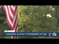 Hundreds gather as investigation continues into murder of Willard mother and son