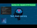 Node js Section 15 Node HTTP Module NodeJS Beginners Simple Tutorials Easy Learning