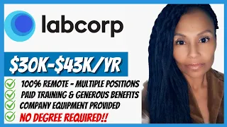 Labcorp is HIRING No Degree Needed HUGE Benefits Package Apply NOW