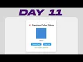 Create a Color Picker Copy Tool in JavaScript JavaScript Project Day 11