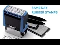 Same day custom rubber stamp Here s how