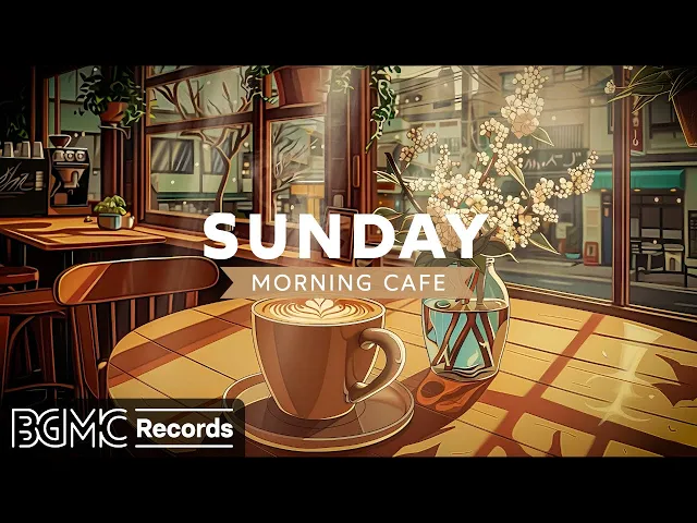 Download MP3 SUNDAY MORNING CAFE: 4K Cozy Coffee Shop & Smooth Jazz Music for Relaxing, Studying and Working