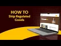 How to Ship Regulated Goods with UPS Requirements Tips
