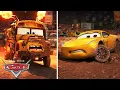 Lightning McQueen and Cruz Ramirez Race at Thunder Hollow in Cars 3 Pixar Cars disneyjr