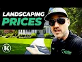 1 700 Landscaping Job - Property Walk Details Pricing