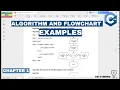 Algorithm and Flowchart Examples C Chapter One C 5