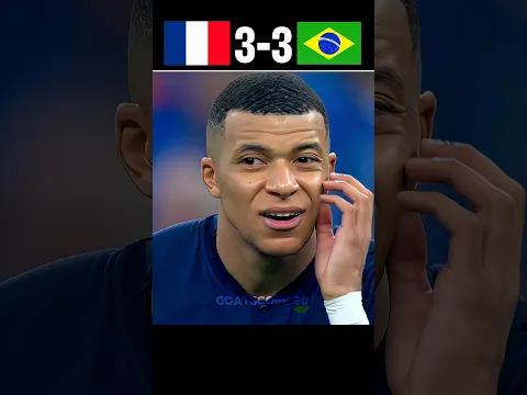 Brazil Vs France friendly penalty shootout 2026 #mbappe #neymar #shorts #football
