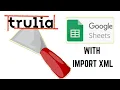 Scraping Trulia with export XML