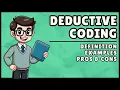 What is Deductive Coding Easiest Explanation