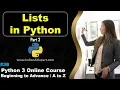 Lists in Python list Part 3 Python 3 Online Course A to Z in Hindi