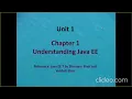 Enterprise Java - Unit 1
