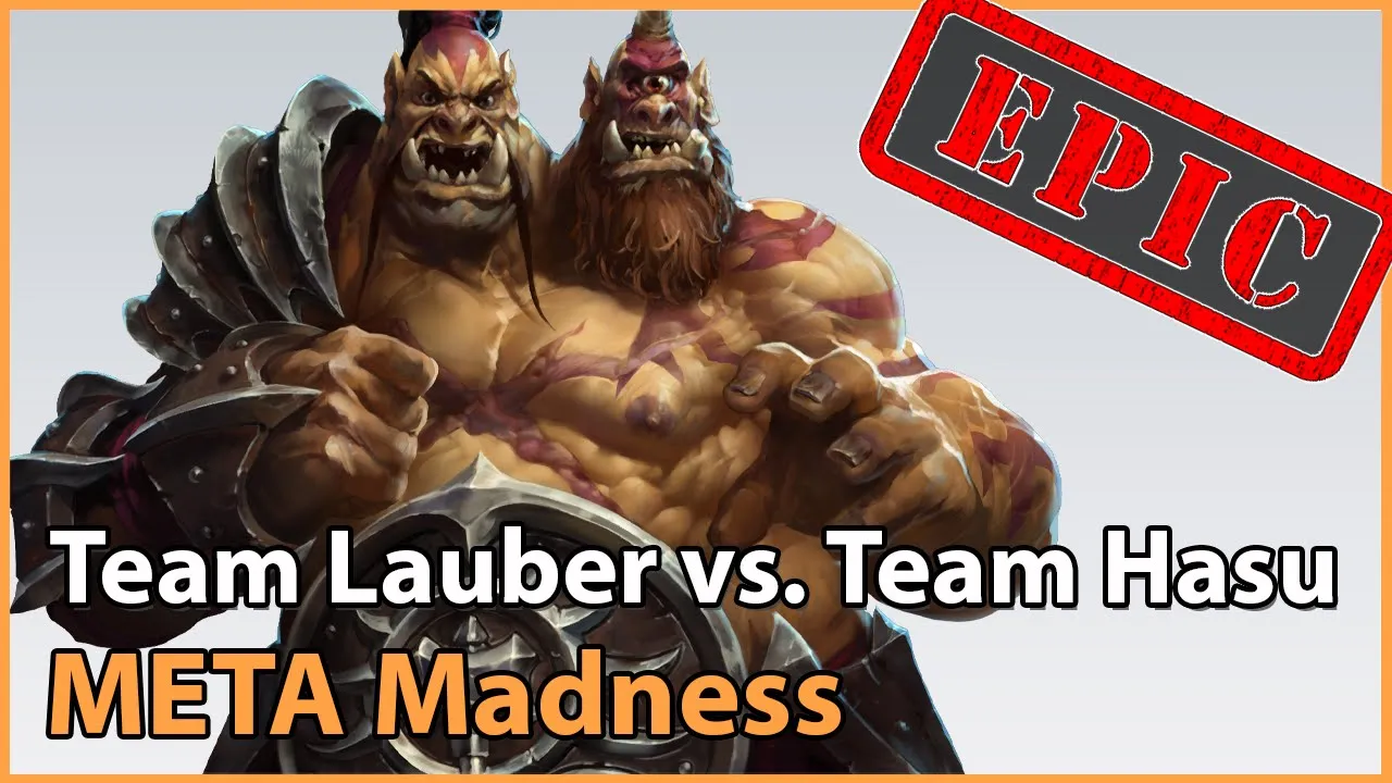 ► EPIC! Team Lauber vs. Team HasuObs - META Madness Playoffs - Heroes of the Storm Esports