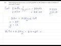 January 2019 Q8b Linear Programming