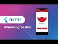 Flutter Widget 91 WaveProgressBar Useful Widget in Flutter App Speed Code