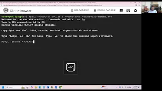 GCP Project-Create database with Google Cloud SQL access it from VM query data using SQL Commands