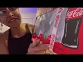 ASMR Coca Cola Vintage Glasses Set Mini Pretzels