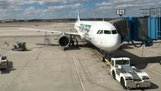 Full Flight Frontier Airlines A321neo - F9 3894 From Detroit To Fort Myers DTW-RSW