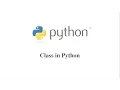 Class in Python - Object Oriented Programming 1080p