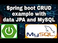 spring boot data jpa crud application crud application spring boot with data jpa and mysql
