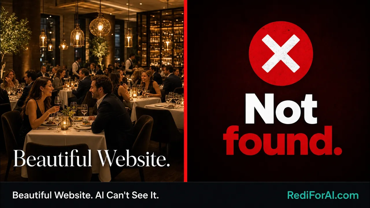 Beautiful Website. AI Can't See It.