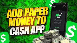 How to Get Paper Money Option on Cash App - Add Load Cash into CashApp Account