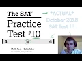New SAT Practice Test 10 Section 4 - Calculator Math