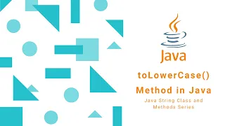 toLowerCase method in Java
