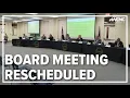 Union County school board reschedules special meeting