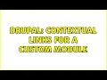Drupal Contextual links for a custom module 2 Solutions