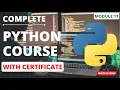 MODULE 11 PYTHON COURSE WITH CERTIFICATION