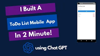 Build a To Do List Mobile App with React Native in 2 Minutes using and