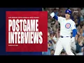 POSTGAME INTERVIEWS Bregman Gausman Counsell Cubs Locker Room Sound 2026
