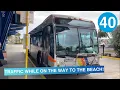 Riding Broward County Transit Bus 40 Lauderhill Transit Center to The Galleria at Fort Lauderdale