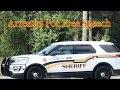 Arrested For Free Speech In Pitt County N C