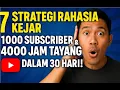 Download Lagu Cara Cepat Kejar 4000 Jam Tayang \u0026 1000 Subscriber, 7 Strategi Rahasia Update 2025❗️