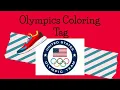 Olympics Coloring Tag
