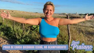 praia de canoa quebrada cear no acampamento p na areia