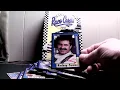 opening some 1991 Maxx race cards