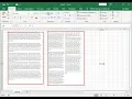 How to Create Text Paragraph Columns in MS Excel Excel 2007-2019