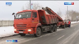 В первые дни наступившего нового года дорожные службы работают в круглосуточном режиме