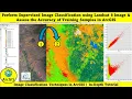 Supervised Image Classification using Landsat 8 Assess the Accuracy of Training Samples in ArcGIS