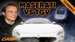 Maserati 🆚 TGV: Wer ist schneller von München nach Paris? 😎 | GRIP Classics #16