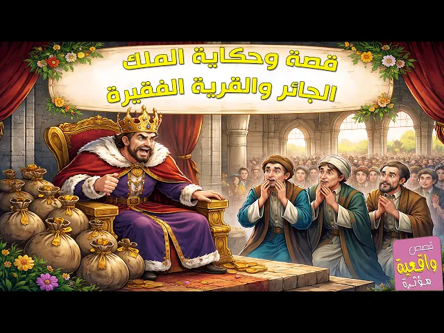 قصة وحكاية الملك الجائر والقرية الفقيرة