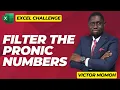 Excel Challenge Solution - Pronic numbers