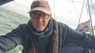 27.8.26 Yarmouth to Poole Yacht Club. Did not enjoy the wind over tide.